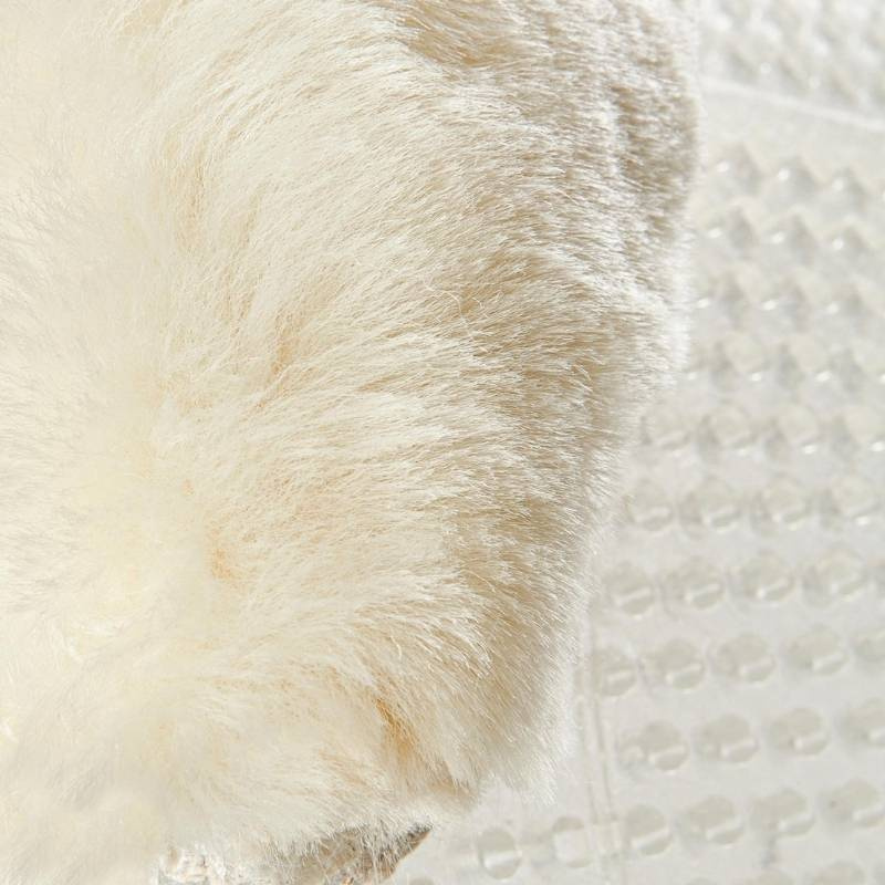 Tapis de Gel en Peau de Mouton Transparent