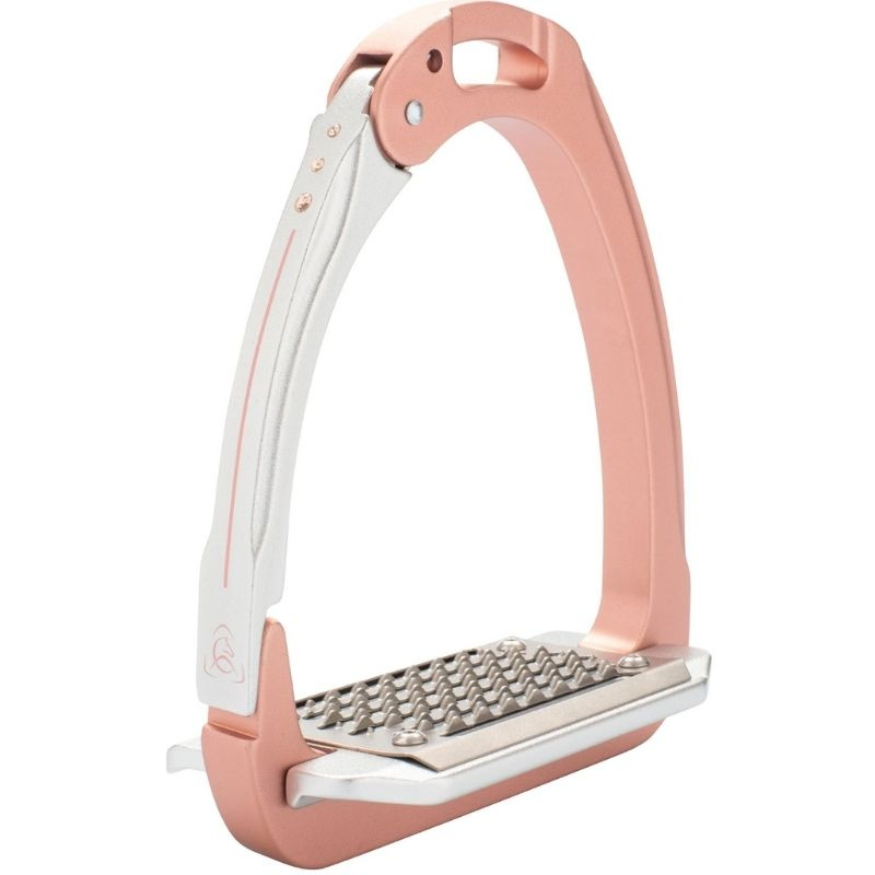 Étriers Arena Aluplus 2.0 Crystals Antique Rose