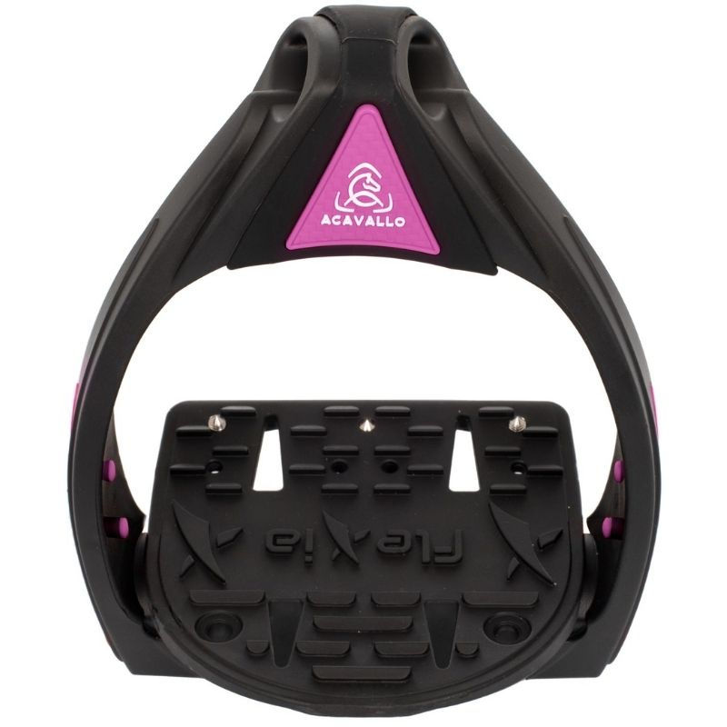 Étriers Flexia Noir/Rose