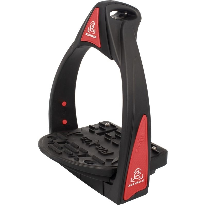 Étriers Flexia Noir/Rouge