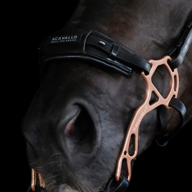 Muserolle pour hackamore Alupro Noir