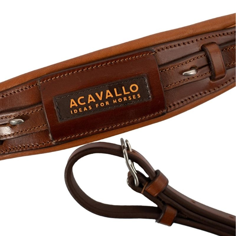 Muserolle pour hackamore Alupro Cognac