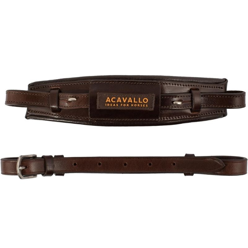 Muserolle pour hackamore Alupro Marron