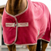 Couverture polaire Amigo Cooler Rouge/Beige Couverture polaire Amigo Cooler Rouge/Beige