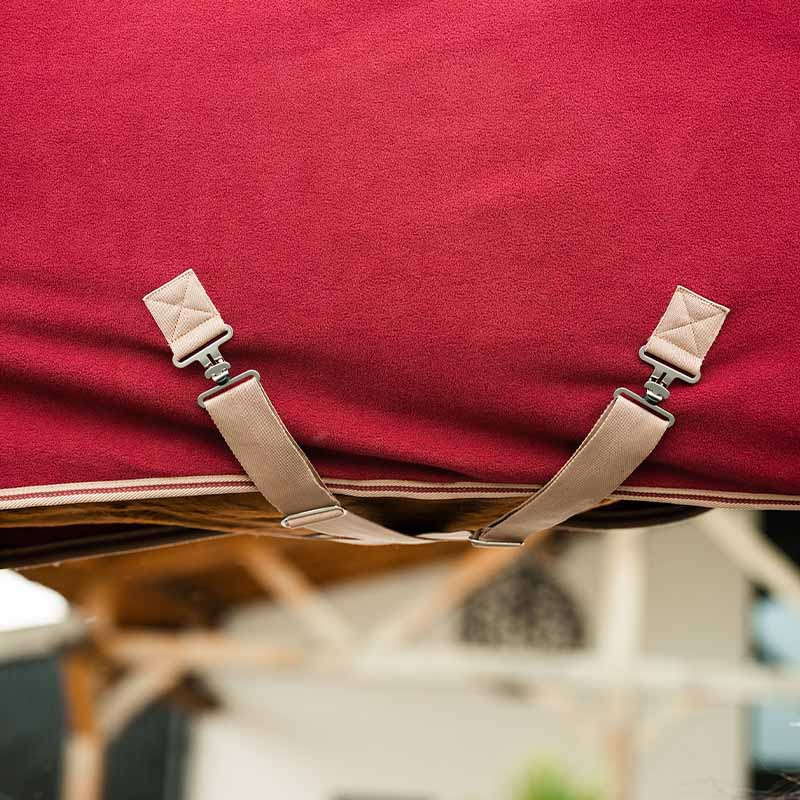 Couverture polaire Amigo Cooler Rouge/Beige