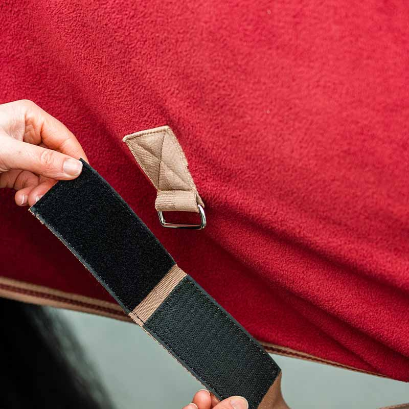 Couverture polaire Amigo Cooler Rouge/Beige