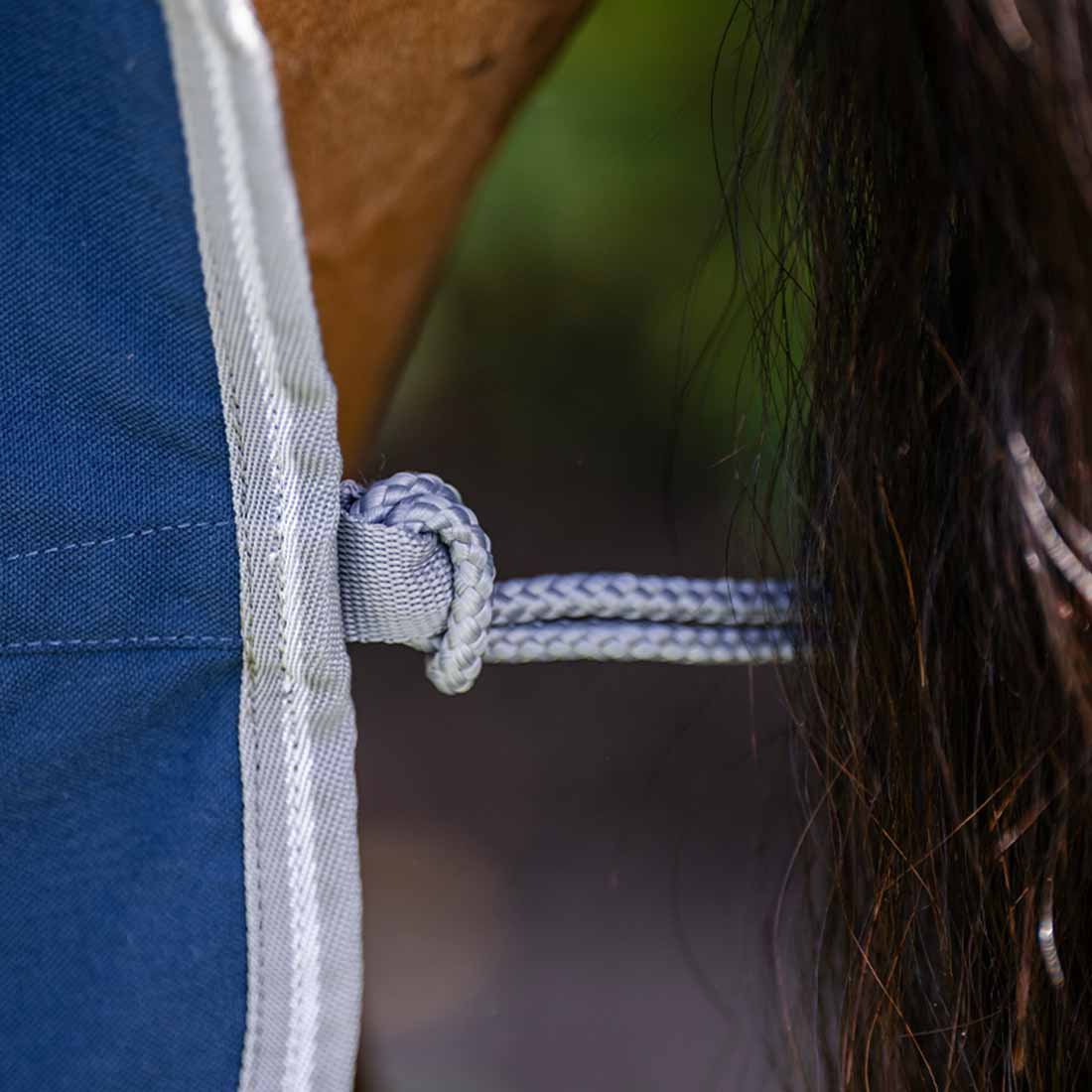 Couverture d’écurie Amigo 0g Marine/Gris/Argent