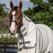 Couverture d'été Rambo Optimo Supreme Summer Plus Blanc/Bleu marine/Gris Couverture d'été Rambo Optimo Supreme Summer Plus Blanc/Bleu marine/Gris