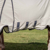 Couverture d'été Rambo Optimo Supreme Summer Plus Blanc/Bleu marine/Gris Couverture d'été Rambo Optimo Supreme Summer Plus Blanc/Bleu marine/Gris