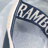 Couverture Anti-Mouches avec Encolure Rambo Protector Argent Couverture Anti-Mouches avec Encolure Rambo Protector Argent