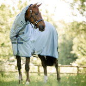 Couverture Anti-Mouches Amigo Bug Rug Plus Bleu clair/Bleu/Argent Couverture Anti-Mouches Amigo Bug Rug Plus Bleu clair/Bleu/Argent