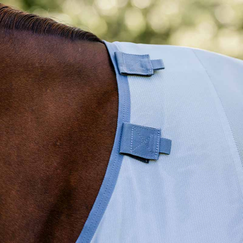 Couverture Anti-Mouches Amigo Bug Rug Plus Bleu clair/Bleu/Argent