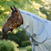 Couverture Anti-Mouches Amigo Integrated Bleu clair/Bleu/Argent Couverture Anti-Mouches Amigo Integrated Bleu clair/Bleu/Argent