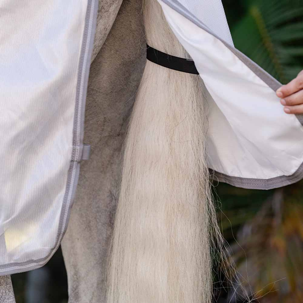 Couverture Anti-Mouches Amigo Integrated Argent/Gris