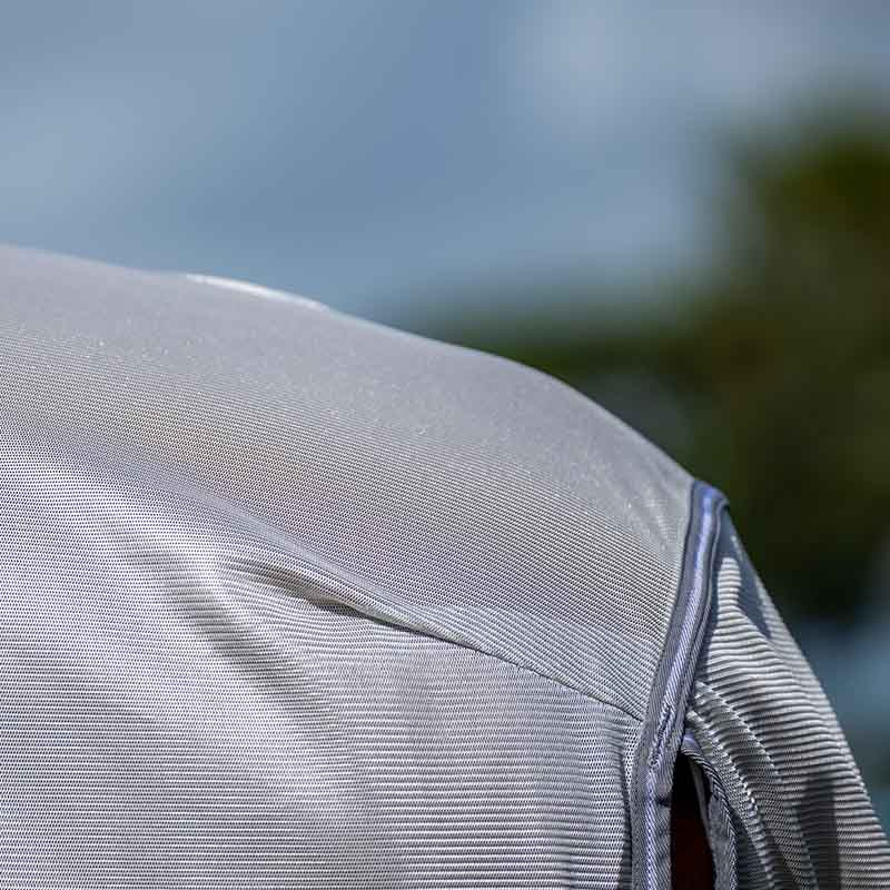 Couverture Anti-Mouches Amigo Bug Rug XL Plus Argent/Gris/Argent