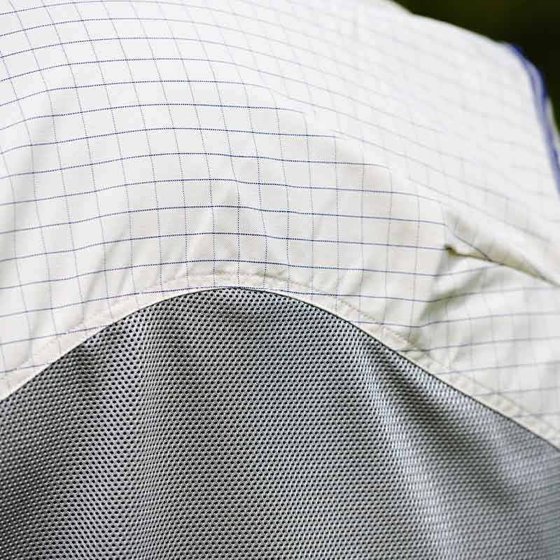 Couverture anti-mouches et d'été Amigo Airflow Plus Blanc/Gris/Bleu