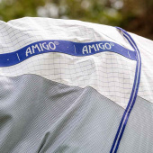 Couverture anti-mouches et d'été Amigo Airflow Plus Blanc/Gris/Bleu Couverture anti-mouches et d'été Amigo Airflow Plus Blanc/Gris/Bleu