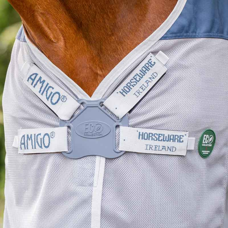 Couverture anti-mouches Amigo AmEco Combi Turquoise/Gris