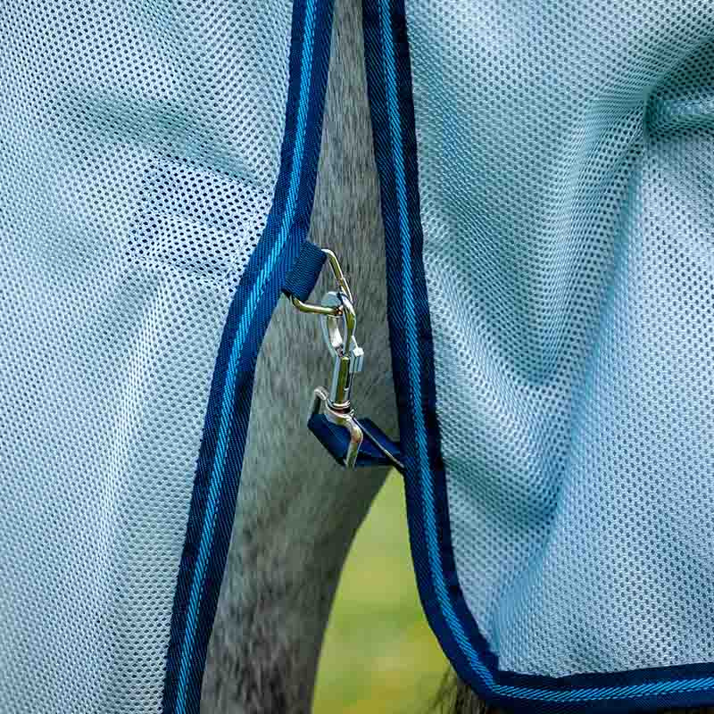 Couverture Anti-Mouches Amigo Bug Buster Bleu Clair