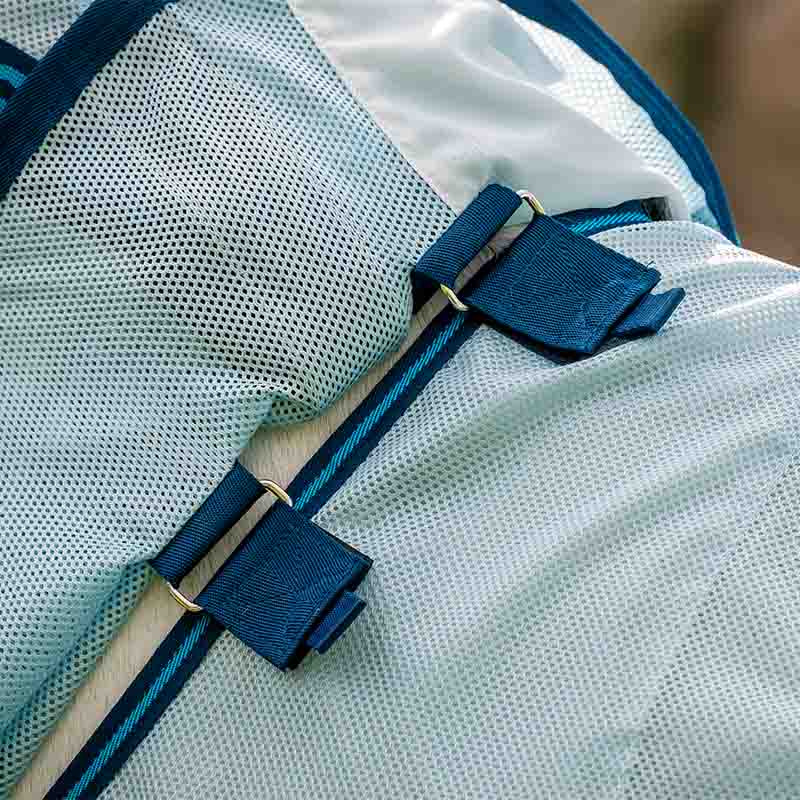 Couverture Anti-Mouches Amigo Bug Buster Bleu Clair