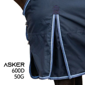 Couverture imperméable Turnout 50g 600D Bleu Marine Couverture imperméable Turnout 50g 600D Bleu Marine