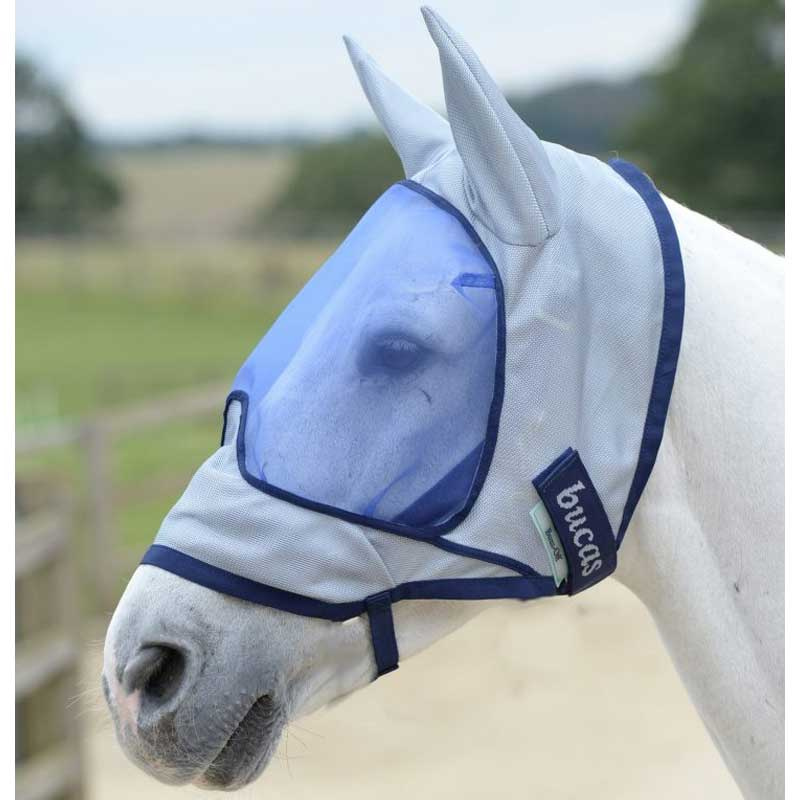 Masque anti-mouches Buzz-Off Deluxe Bleu 