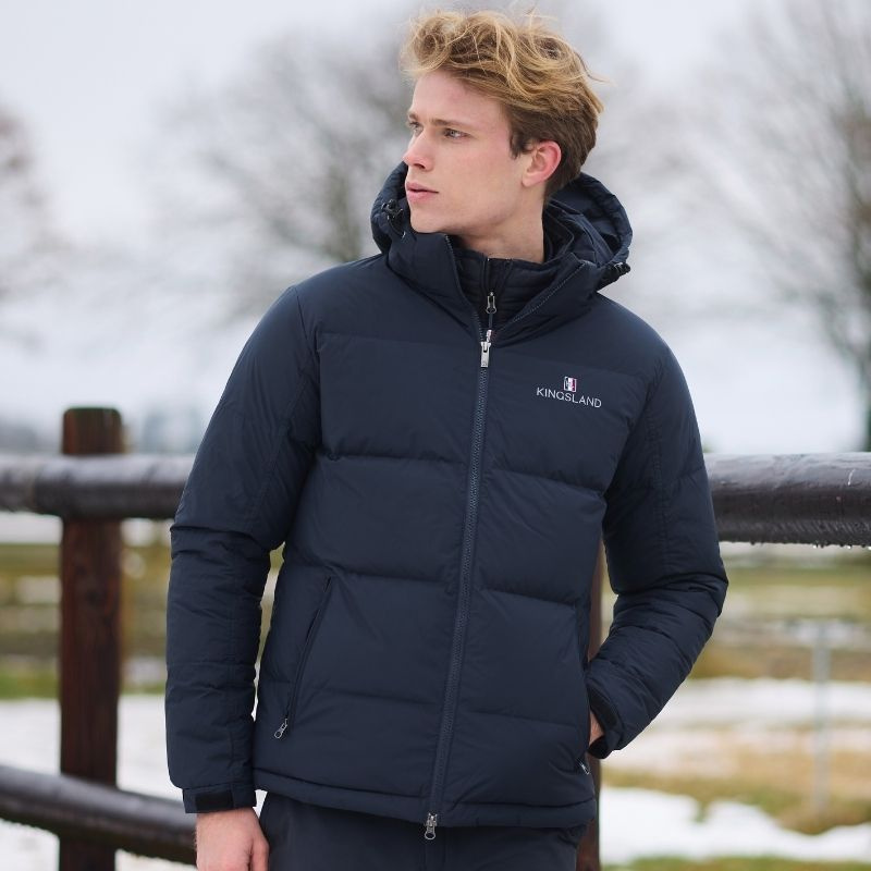 Veste d'équitation Classic Unisex Down Bleu Marine