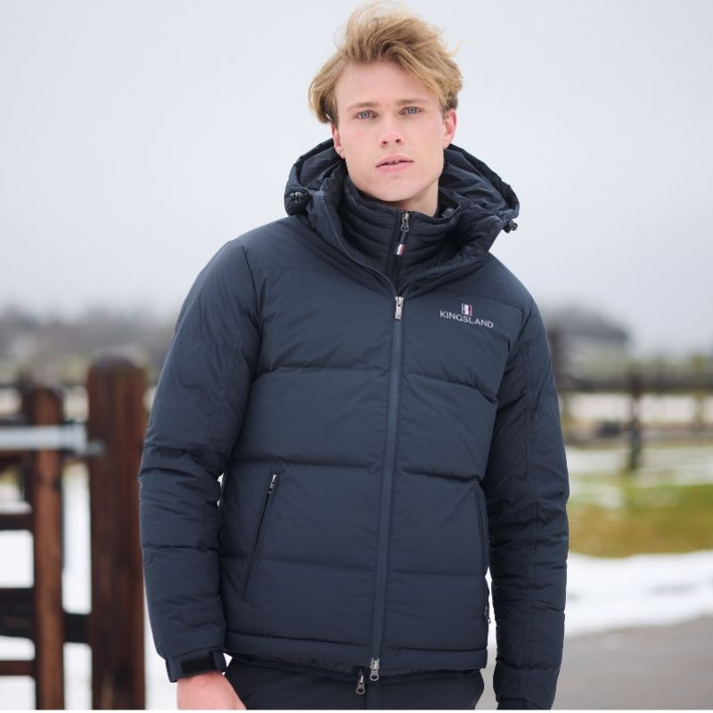 Veste d'équitation Classic Unisex Down Bleu Marine