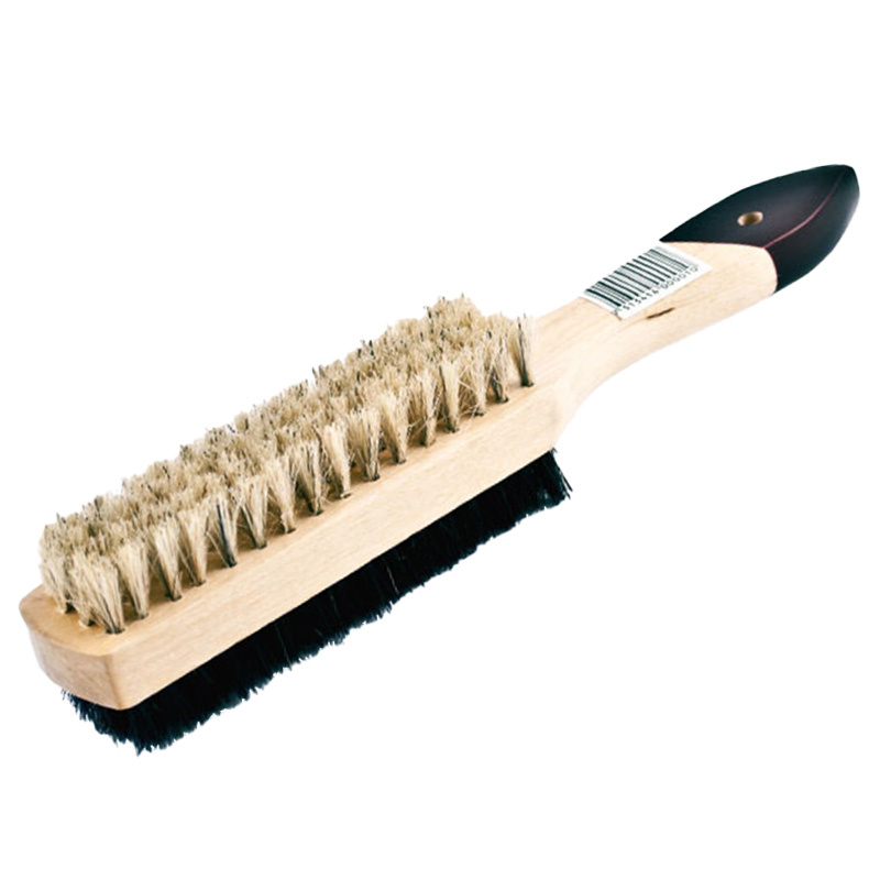Brosse à chaussures Double Face Naturel/Noir
