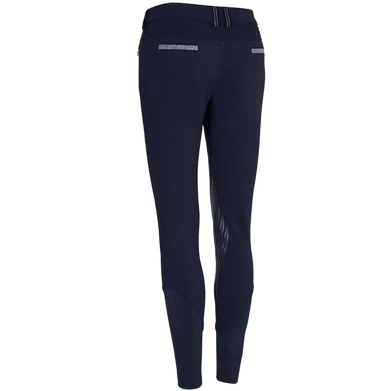 Pantalon d'équitation Bleu Marinee avec genouillères