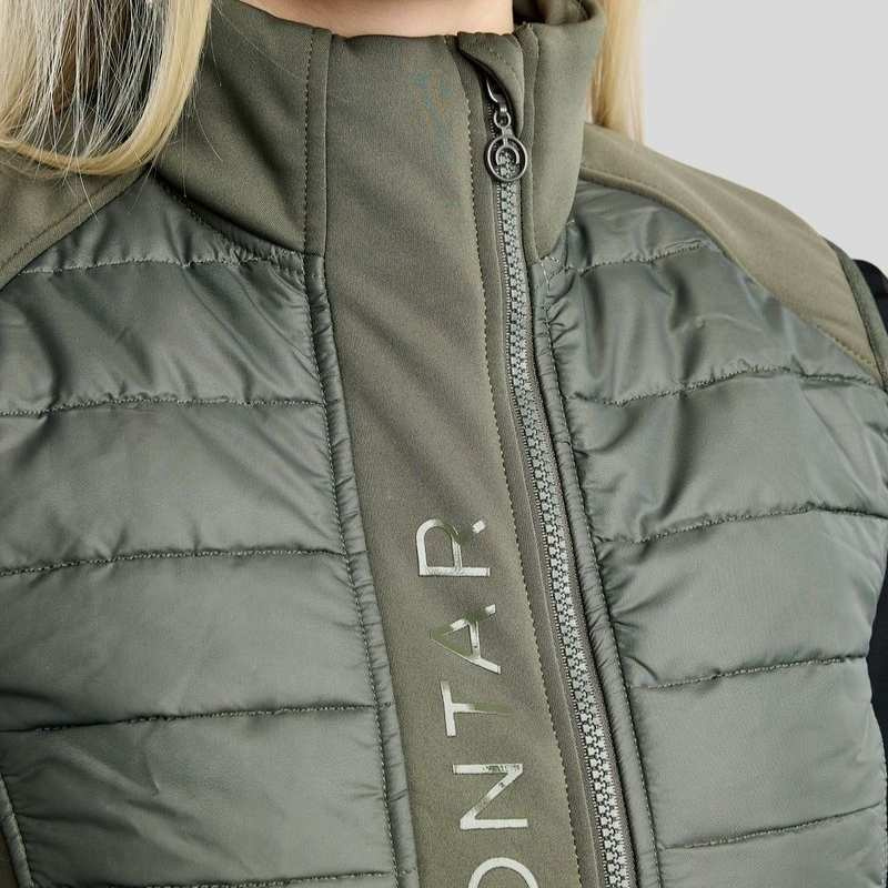 Gilet hybride Emma Softshell Forest Green