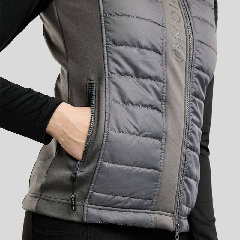 Gilet hybride Emma Softshell Gris
