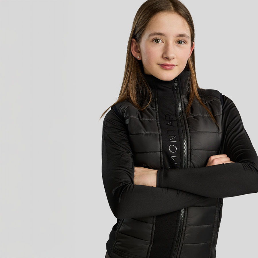 Gilet hybride Enfant/Junior Emma Softshell Noir