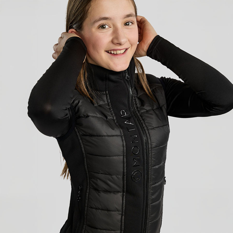 Gilet hybride Enfant/Junior Emma Softshell Noir
