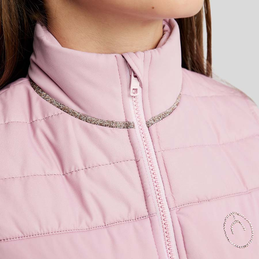 Gilet hybride Enfant/Junior MoLila Softshell Champagne Crystal Tape Candy Pink