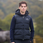 Gilet d'équitation Classic Unisex Down Bleu Marine Gilet d'équitation Classic Unisex Down Bleu Marine