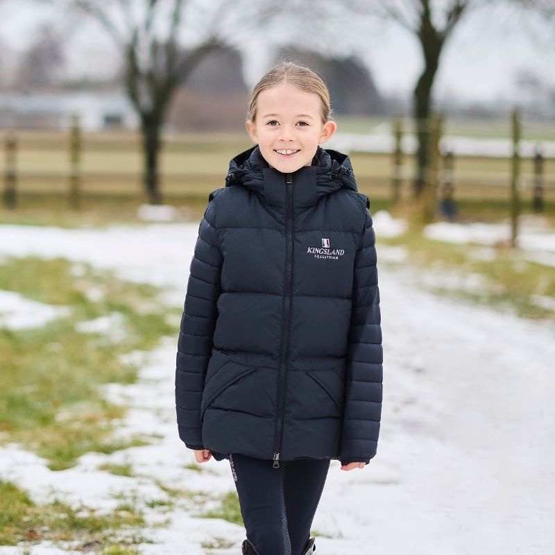 Gilet d'équitation Classic Unisex Down Bleu Marine
