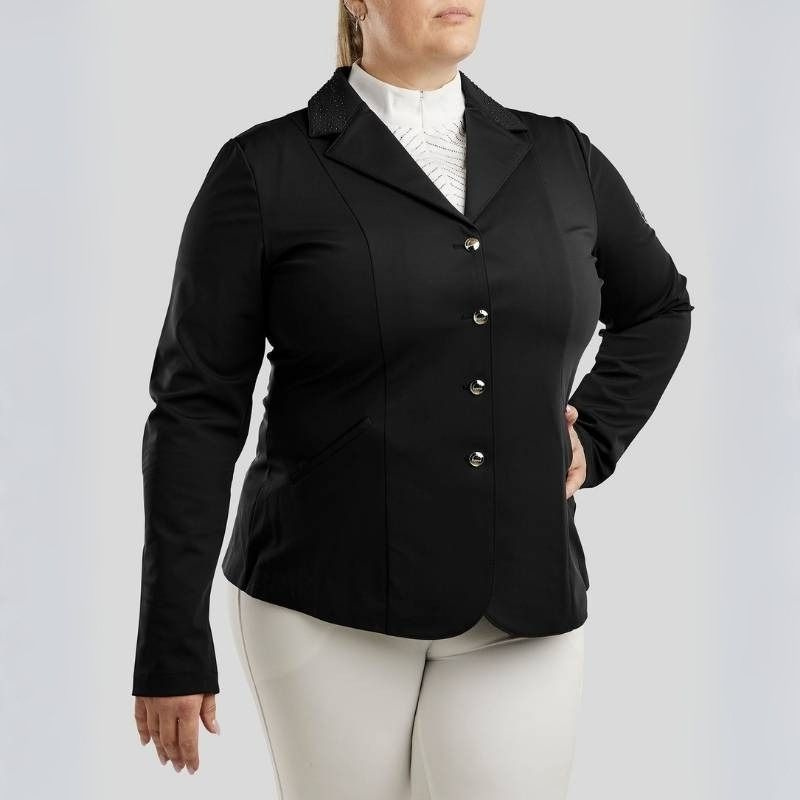 Veste de concours Bonnie Crystals Curve Noir