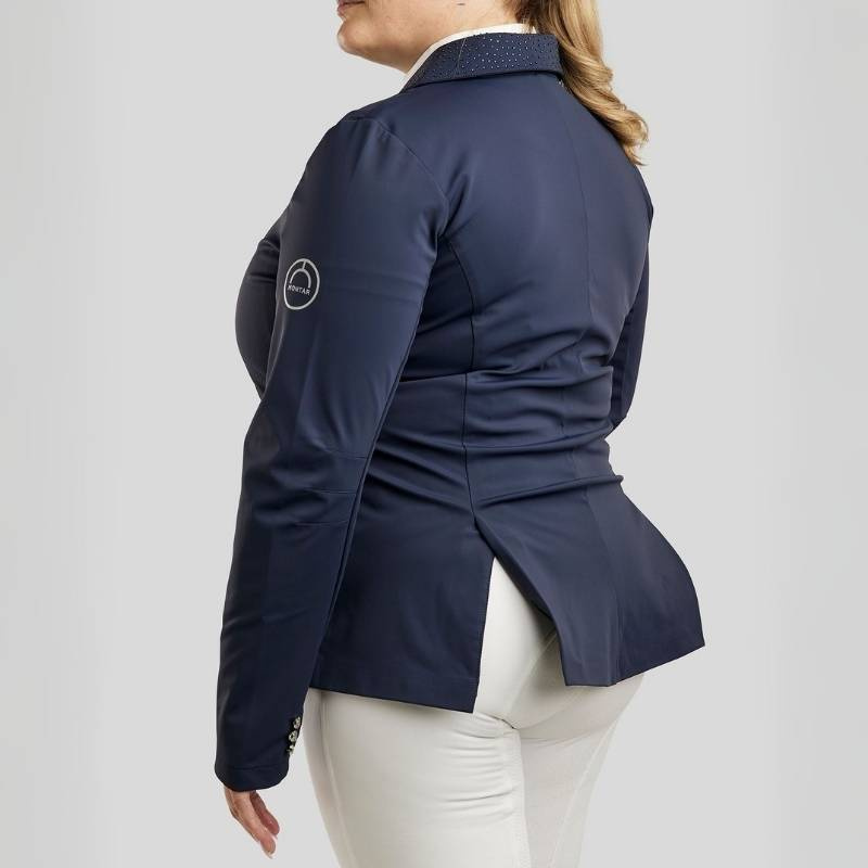 Veste de concours Bonnie Crystals Curve Bleu Marine