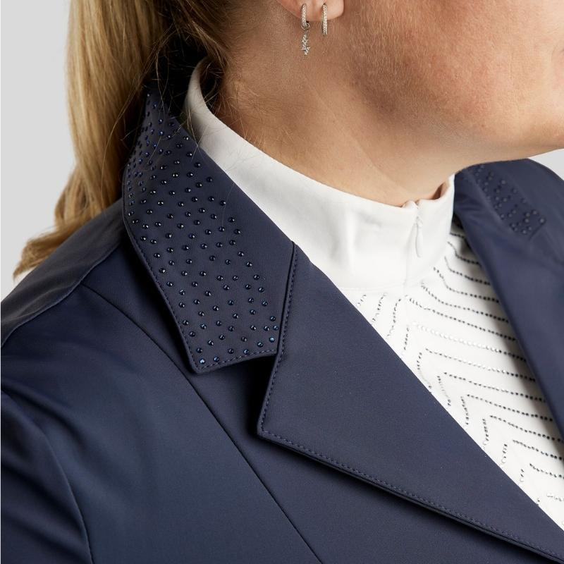 Veste de concours Bonnie Crystals Curve Bleu Marine