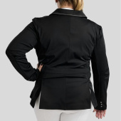 Veste de concours MoFlair Softshell Gun Metal Crystals Curve Noir Veste de concours MoFlair Softshell Gun Metal Crystals Curve Noir
