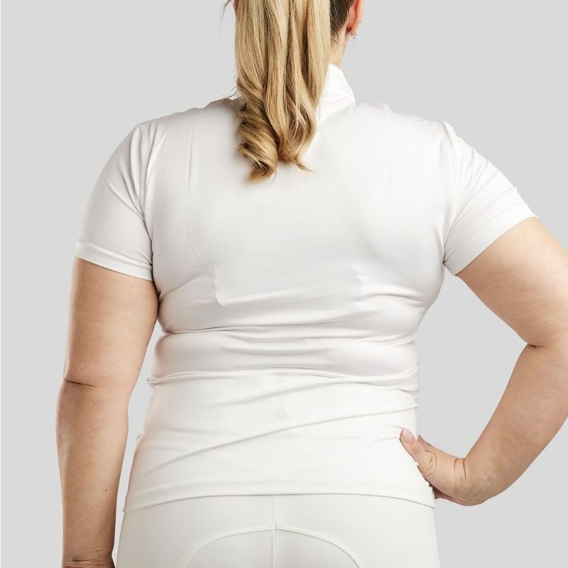 Haut de concours Bling Curve Blanc