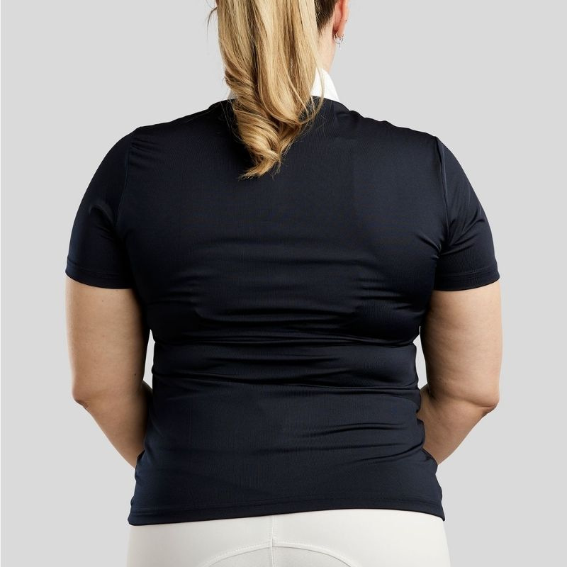 Haut de concours Bling Curve Bleu Marine