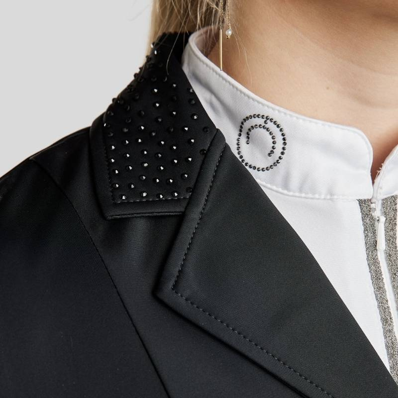 Frac de dressage court Softshell Noir