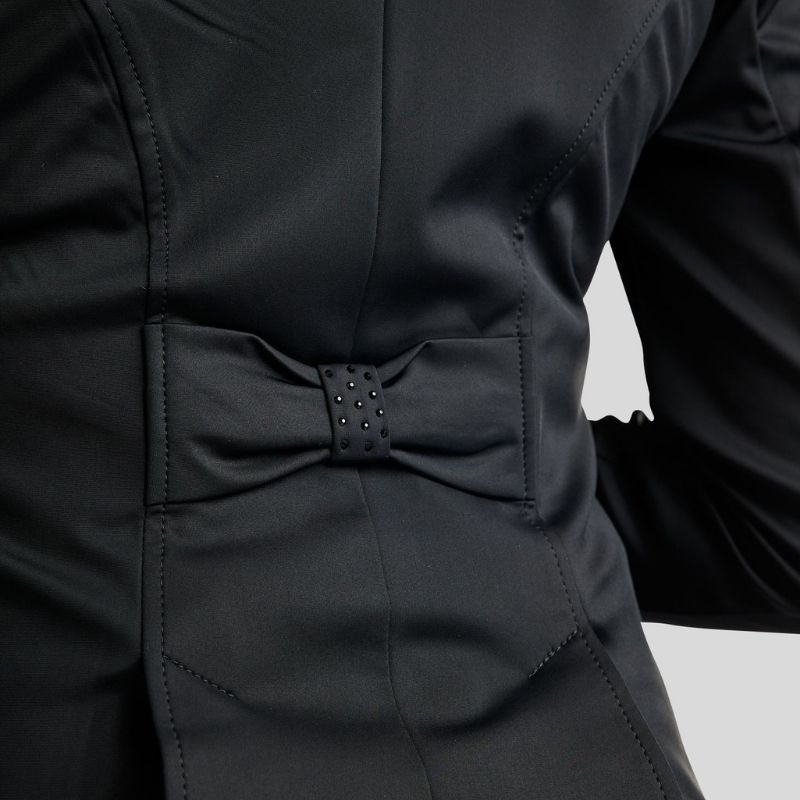 Frac de dressage court Softshell Noir