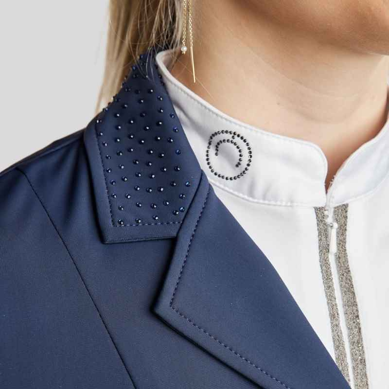 Frac de dressage court Softshell Bleu Marine
