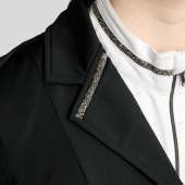Frac court MoKylie Softshell Gun Metal Crystals Noir Frac court MoKylie Softshell Gun Metal Crystals Noir