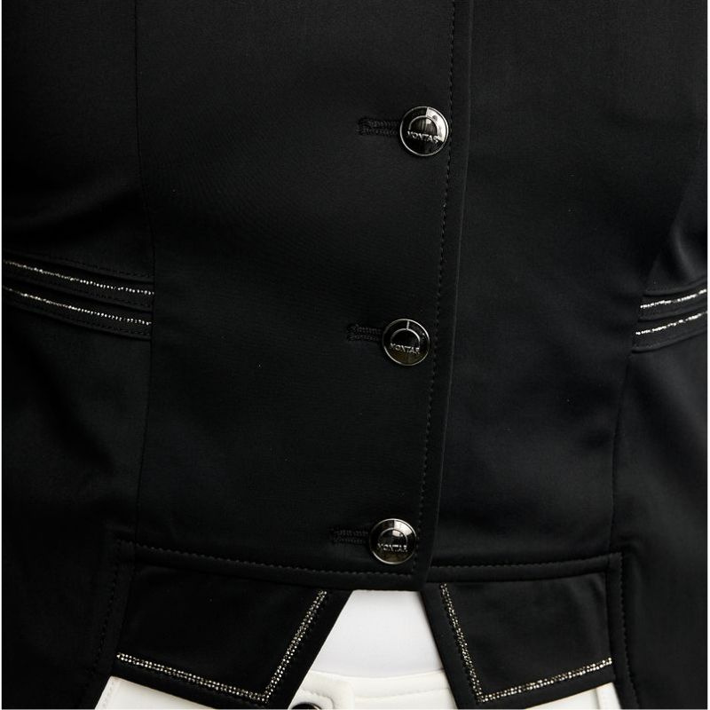 Frac court MoKylie Softshell Gun Metal Crystals Noir