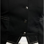 Frac court MoKylie Softshell Gun Metal Crystals Noir Frac court MoKylie Softshell Gun Metal Crystals Noir