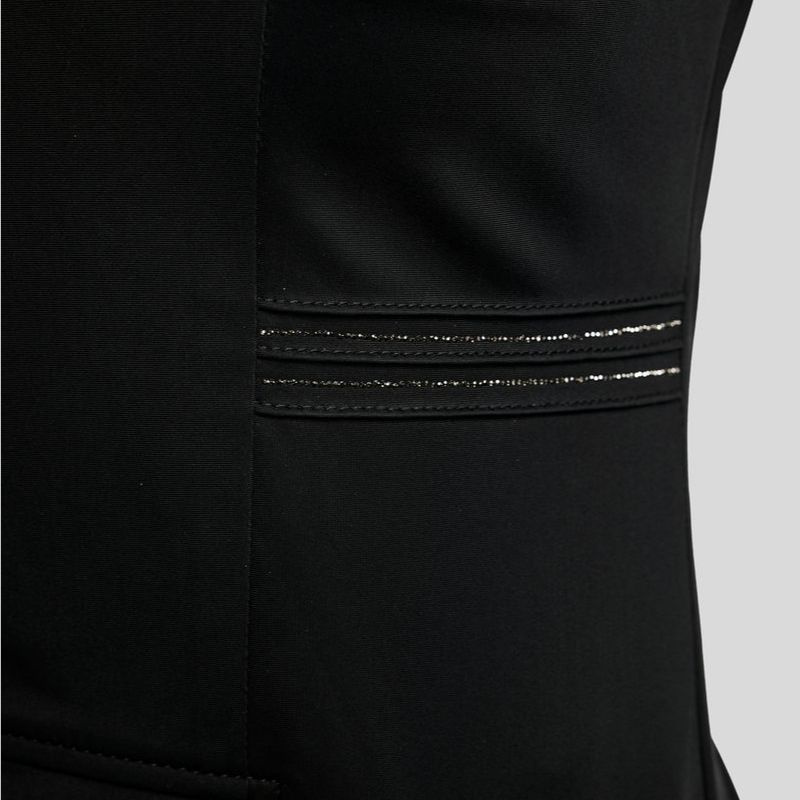Frac court MoKylie Softshell Gun Metal Crystals Noir